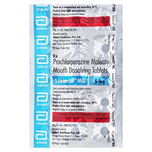 Stemetil MD Tablet