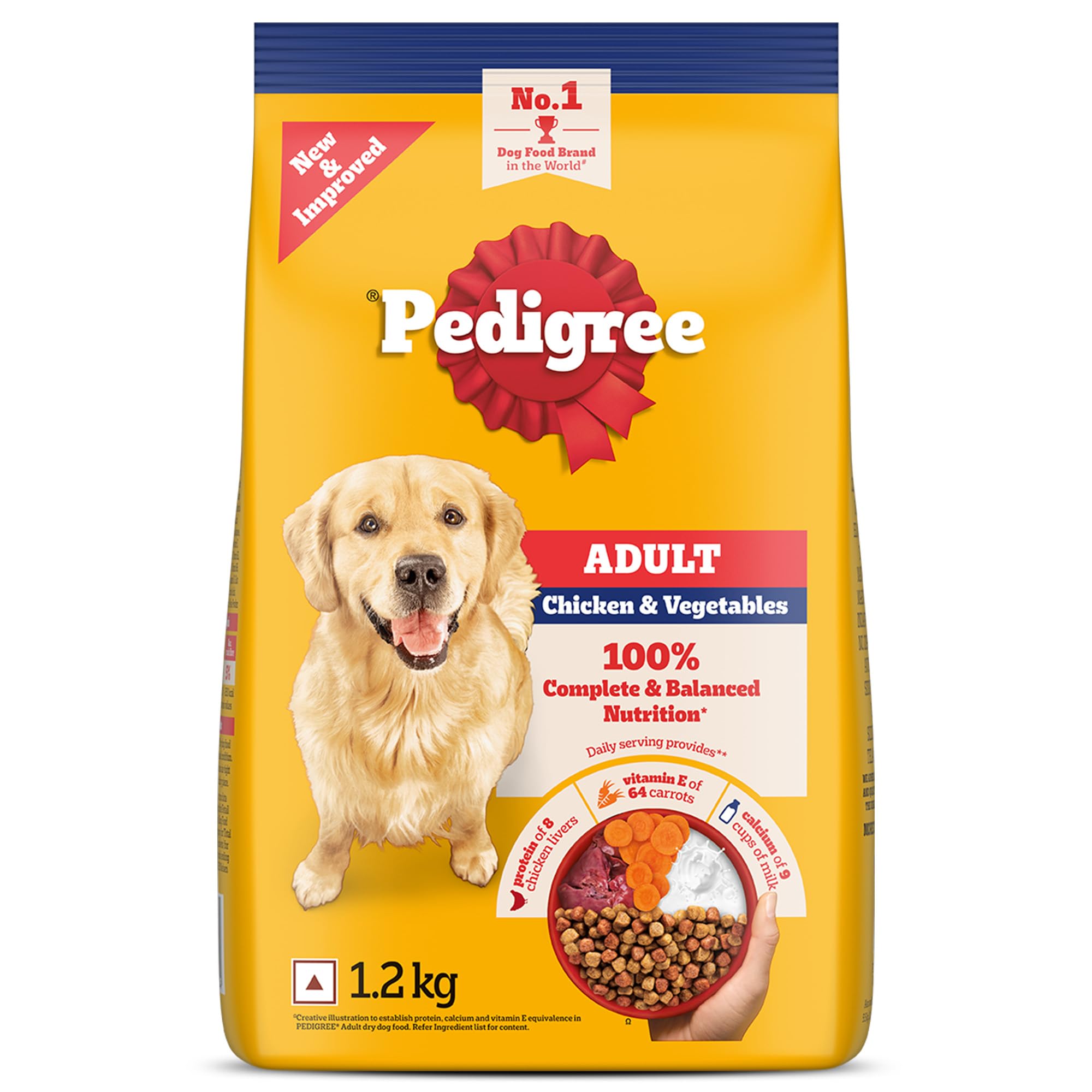 Pedigree Adult 1.2 kg Dry Dog Food