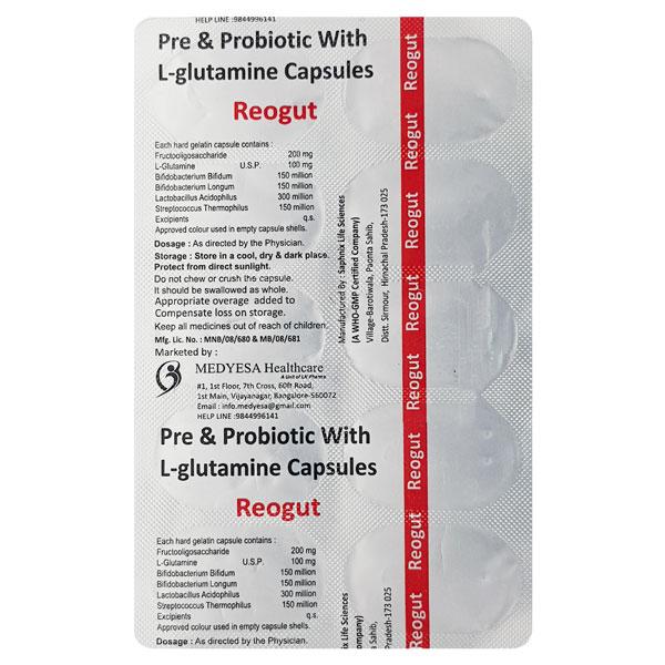 Regut Prebiotic Probiotic Capsule