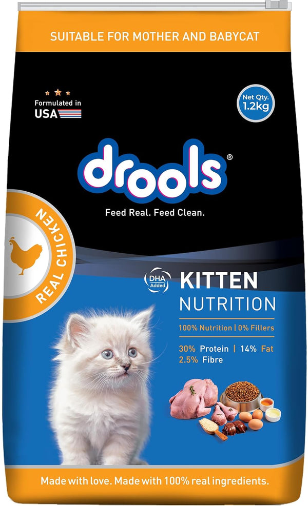 Drools Kitten 1.2 kg Dry Cat Food
