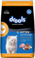Drools Kitten Dry Cat Food 3kg Pack + 400gm Drools Cat Biscuit | Ocean Fish Flavour