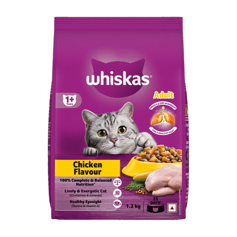 Whiskas Adult 1.2 kg Dry Cat Food