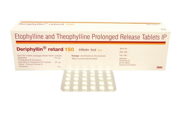 Deriphyllin Retard 150 Tablet