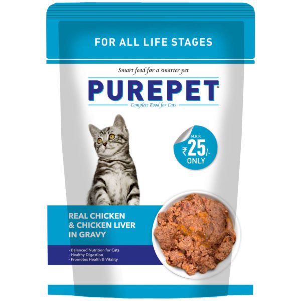 Purepet Cat Gravy Wet Cat Food Topper