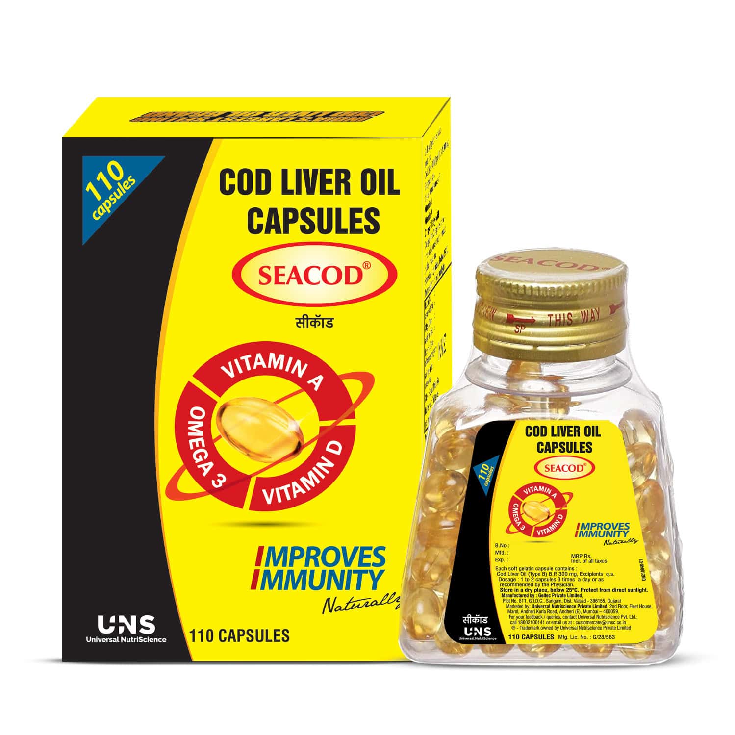 Seacod Cod Liver Oil Capsule